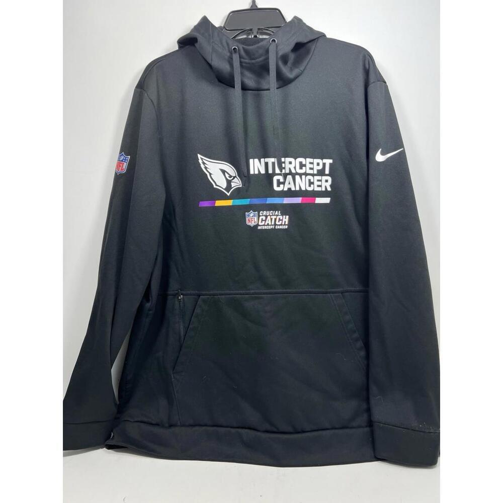 Nike Crucial Catch AZ Cardinals Intercept Cancer Therma Fit Sz 2XL On Field Team